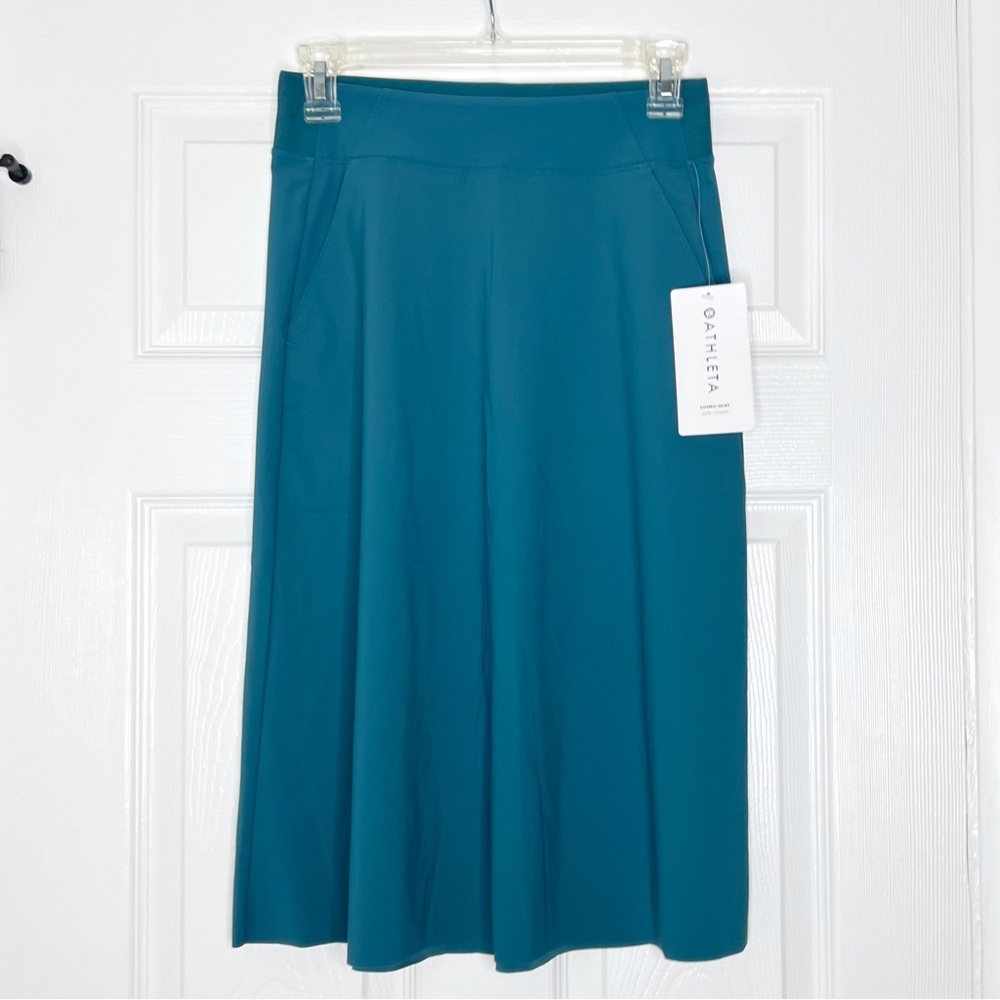 Athleta Cosmic Skirt Borealis Green Teal - Picture 4 of 5